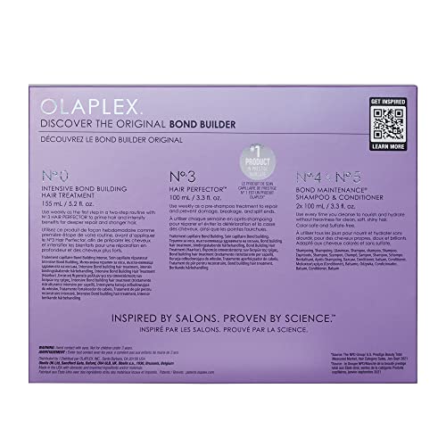 Olaplex le Kit de Soins Réparateurs pour Cheveux - Nº0 (155 Ml), Nº3,4,5 (100 Ml)